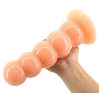 7.9 Inch Realistic Long Ḏìld`ɔ with Soft Suction Cup Waterproof Safety Silicone Toys for Women Female Couples SUGE032