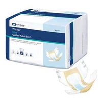 Cardinal Health Wings Ultra Quilted Adult Brief, Extra Heavy Absorbency, XL (59" to 64" Waist), Beige - Replaces Item #S 68685, 6860010, 6860010Dp, 55Bphxl620 (60 Per Case)