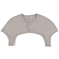 George Jimmy Unisex Prevent Arthritis Pain Thick Cotton Shoulder Warmers Clothing Shrugs XXL Size(Light Gray)