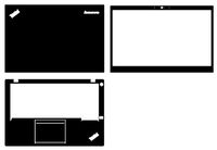 Special Laptop Black Carbon fiber Vinyl Skin Stickers Cover Guard for Lenovo ThinkPad T440S 14"