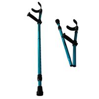 LFFME Crutches Adults, Foldable Aluminum Forearm Crutches with Ergonomic Comfortable Grips, Underarm Crutches for Adults and Teenagers