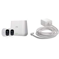 Arlo Pro 2 - Wireless Home Security Camera System with Siren | Rechargeable, Night vision, Indoor/Outdoor, 1080p, 2-Way Audio, Wall Mount | Cloud Storage | 2 camera kit (VMS4230P) w/ Charging Cable