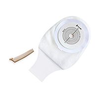 PIWYHOW Ostomy Bags with for Colostomy, Medical Ileostomy Care, One Piece Drainable Ostomy Pouch, System Cut to Fit Ostomy Colostomy Supplies(Pack of 10)