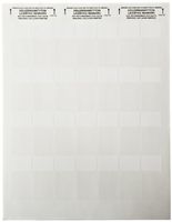 HellermannTyton TAG9L-105 Laser Tag Self-Laminating Label, 1.0 X 0.75 X 2.25, 28 Per Sheet, Polyester, White (Pack of 1000) by Hellermann Tyton
