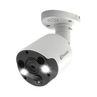 Swann Thermal Sensing PIR Spotlight Security Camera: 4K Ultra HD Bullet with IR Night Vision - NHD-885MSFB, White