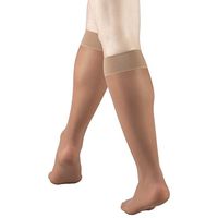 Truform Compression 8-15 mmHg Sheer Knee High Stockings Taupe, Large, 2 Count