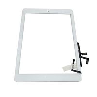 Digitizer Replacement Touch Screen for Ipad Air 1 1st Generation A1474 A1475 A1476, Aiiworld 9.7" Touch Panel Parts with Home Button, Camera Bracket, Adhesive Pre-Installed (White)