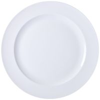 Yanco LD-106 6" Bread Plate, Porcelain, Bone White, Pack of 36
