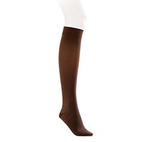JOBST Opaque Knee High with SoftFit Technology Band, 30-40 mmHg Compression Stockings, Closed Toe, Medium, Espresso