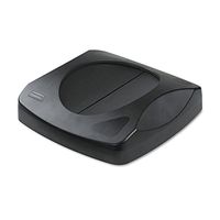 Rubbermaid Commercial 268988BK Swing Top Lid for Untouchable Recycling Center, 16-Inch Square, Black