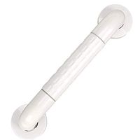 Shower Grab Bar, Plastic Shower Handle Bathroom Accessory Anti-Slip Grip Safety Hand Rail Support for Tub, Handicap, Elderly, Injury, Kid (12inches)