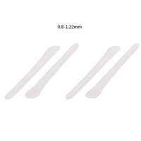 Frame Glasses Slide Anti-Slip Ear Hook - Silicone Holder Eyeglass End Tips Arm Ear Pieces for Sunglasses 2 Pairs (White)