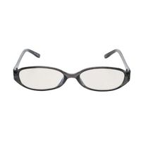 PC Glasses Computer Eyewear Black (Light Brown Lenses, Cuts blue Light by 36%)(Japan Import)