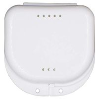 Elevin(TM) Denture Bath Box Case Dental False Teeth Appliance Container Storage Boxes Dentu (White)