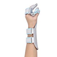 Stroke Hand Brace Support Hand Splint Soft Professional Functional Resting Hand/Wrist Separate Finger Orthosis -1 Unit (Left)