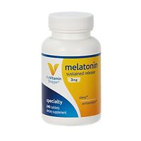 Melatonin 3 MG Sustained Release (240 Tablets) by The Vitamin Shoppe