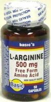 BV L-ARGININE CP 500MG 50