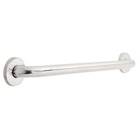 Franklin Brass 5724BS 1-1/4-Inch x 24-Inch Concealed Mount Safety Bath and Shower Grab Bar, Bright Stainless Steel