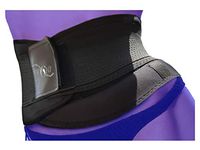 The Healing Universe - Back Pain Relief Back Brace Waist Belt - Best Durable Lumbar Support Strap - Muscle Pain Relief - Scoliosis Posture Device - Waist Band for Men and Women (M (65-74 cm))