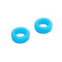 Clip-on Silicon Anti-Slip Ear Pads for Eyeglass Eyewear Sunglasses Temple Tip Sports Ear Hook Sleeve Retainer 1 Pair (Light Blue)