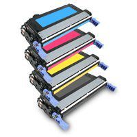 Compatible for HP CP4005 Toner Cartridges Combo - 4pk (BCMY) for Color LaserJet CP4005dn