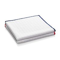 E-Cloth Wash & Wipe Microfiber Dish Cloth, 1 Blue Trim & 1 Red Trim, 2 Count