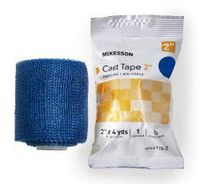 Tape Cast Blu Lf 2"X4Yds 10Ea/Bx