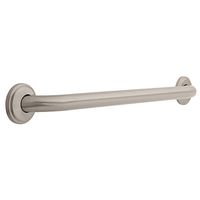 Franklin Brass 5924SN 1-1/4-Inch x 24-Inch Beveled Edge Concealed Mount Safety Bath and Shower Grab Bar, Satin Nickel