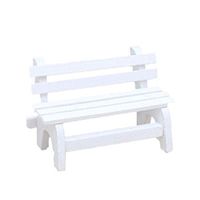 Fairy Garden Mini Bench Wooden Chair Doll House Miniature Furniture Ornament 1PC