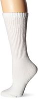 JOBST Sensifoot Closed Toe Crew Sock, White, X-Small