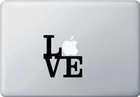 Yadda-Yadda Design Co. Love Sculpture - Black - Vinyl Laptop or MacBook Decal