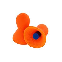 Honeywell Howard Leight by  Quiet Reusable Earplugs, 100 Pairs (QD1), Orange