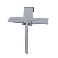 IMEEA Shower Squeegee Window Glass Wiper Scraper Cleaner with Silicone Blade & Holder Hook for Bathroom/Kitchen/Car Glass/Mirror/Door/Tile, 8-Inch (Light Gray)