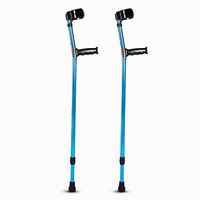 Crutches Arms Portable Elbow Walking Stick Folding Thick Aluminum Alloy Disabled (Size : One Pair)