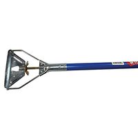 Impact 63" Blue Metal Janitor Mop Handle