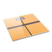 Softgo Electronic Scale Household Weight Scale Electronic Scale Body Scale Health Scale Weight Weighing with Temperature Measurement (Color : Gold)