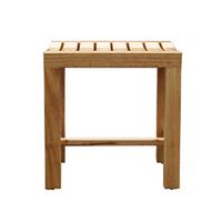 Chi Cheng Fang Electronic business Wooden bathtub stool square shower seat elderly disabled ski chair maximum weight 250 kg (Size : M(422843cm))