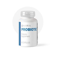 Ajira Probiotic Supplement for Women and Men (30 Capsules) 5 Billion CFUS, 6 Strains | Optimal Flora Promotes Digestive Health and Immune System Support | Gas and Bloating Relief
