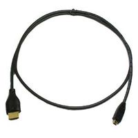 3Ft HDMI A-M to Micro(D)-M Thin Cable High Speed w/Ethernet 36AWG