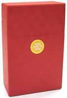 HHB Eclipse Red 3-D Cube Design Crushproof Plastic Cigarette Case, Kings, 3116M21
