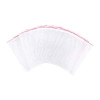 PandaHall Elite 100 pcs 8.6x5.9 inch Clear Resealable Zipper Bags Sealed Storage Bags Zip Lock Bags Seal Top Bag for Beads Candy Earrings Jewelry Packaging