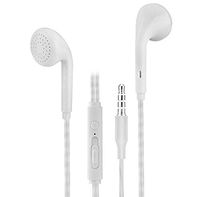 Wired Earbuds in-Ear Headphone Earphones w/Microphone 3.5mm Audio Jack for Galaxy Note 10 Plus Note 9/8 S10 Plus A50 A20 A10, LG V50 V40 G7 G8 ThinQ Stylo 5 4, Google Pixel 3a XL / 3XL, MP3 (White)