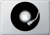 Yadda-Yadda Design Co. Apple Vinyl Record - MacBook or Laptop Decal
