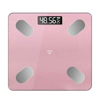 GMNP0di% Weighing Scale for People Bluetooth Body Fat Scale Electronic Weight Scale Home Smart Body Monitor LED Display Bluetooth APP BMI Weighing Electronic Scale White 30x30cm