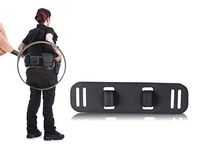 BackUpBrace Duty Belt Back Support (Smooth Leather) - For Use With Police Utility Belt - Reduce Strain, Pressure and Pain While Supporting Your Lower Back - Designed for Men & Women
