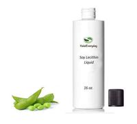 100% Pure Soy Lecithin Liquid - 16oz/1lb Used in Food Industries and Personal Care Products - Kosher and Halal