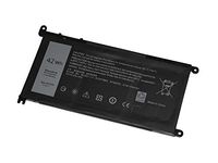 BNS 42Wh Type WDX0R Compatible Battery for Dell Inspiron 13 5368, 13 5378, 13 7368, 13 7378, 15 5565, 15 5568, 15 5570, 15 5578, 15 5667, 15 7569, 15 7570, 15 7579, 17 5765-11.4V 42Whr 3 Cell