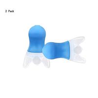 Silicone Earplugs Noise Reduction Hearing Protection, Reusable Soft Ear Plugs for Sleeping, Snoring, Air Travel, Concerts, Construction Work and Motor Sports Racing (2 Pair)