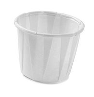Pleated Paper Souffle Cups for Food Drink or Pills (750 Cups)