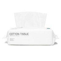 YUNNIAN Disposable Cotton Towel Lint-Free Facial Tissues Soft Disposable Face Towel 100pcs, for Baby and Adults
